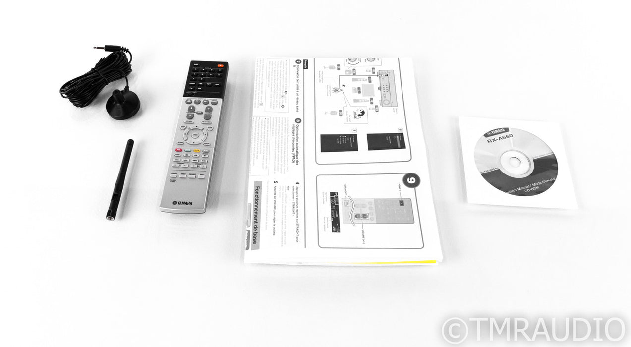 Yamaha RX-A660 7.2 Channel Home Theater Receiver; RXA660; Bluetooth; Remote