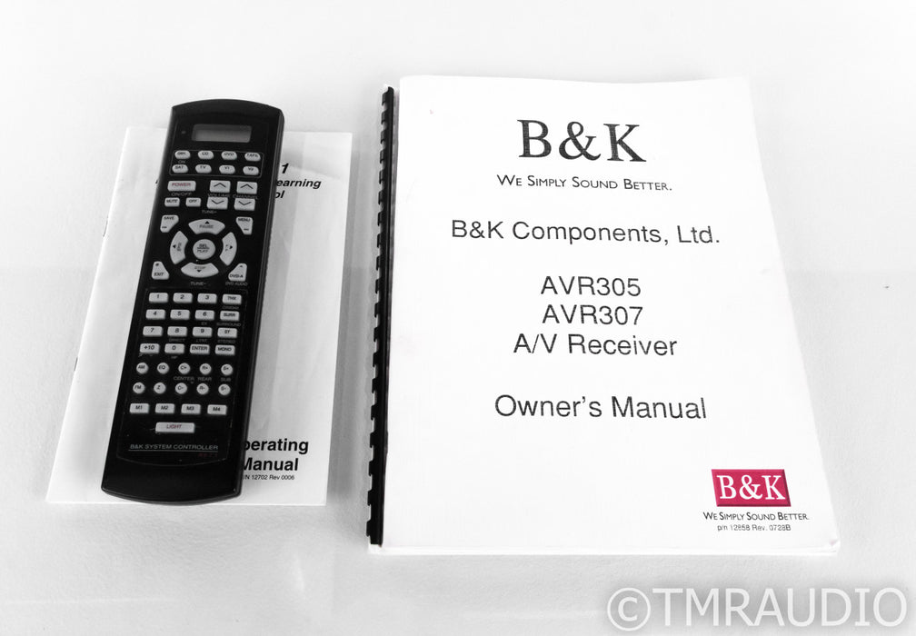 B&K AVR-307 7.1 Channel Home Theater Receiver; AVR-307; AS-IS (Channel Pop)