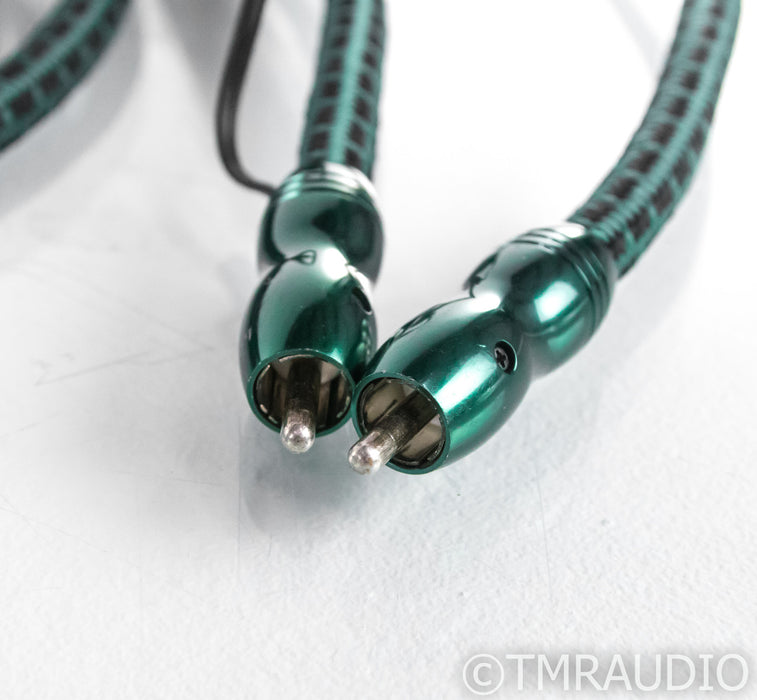 AudioQuest Jaguar RCA Cables; 2m Pair Interconnects; 36v DBS (No Batteries)