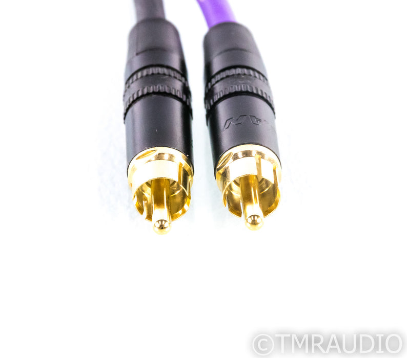 Nordost Purple Flare RCA Cables; 1m Pair Interconnects (1/5)