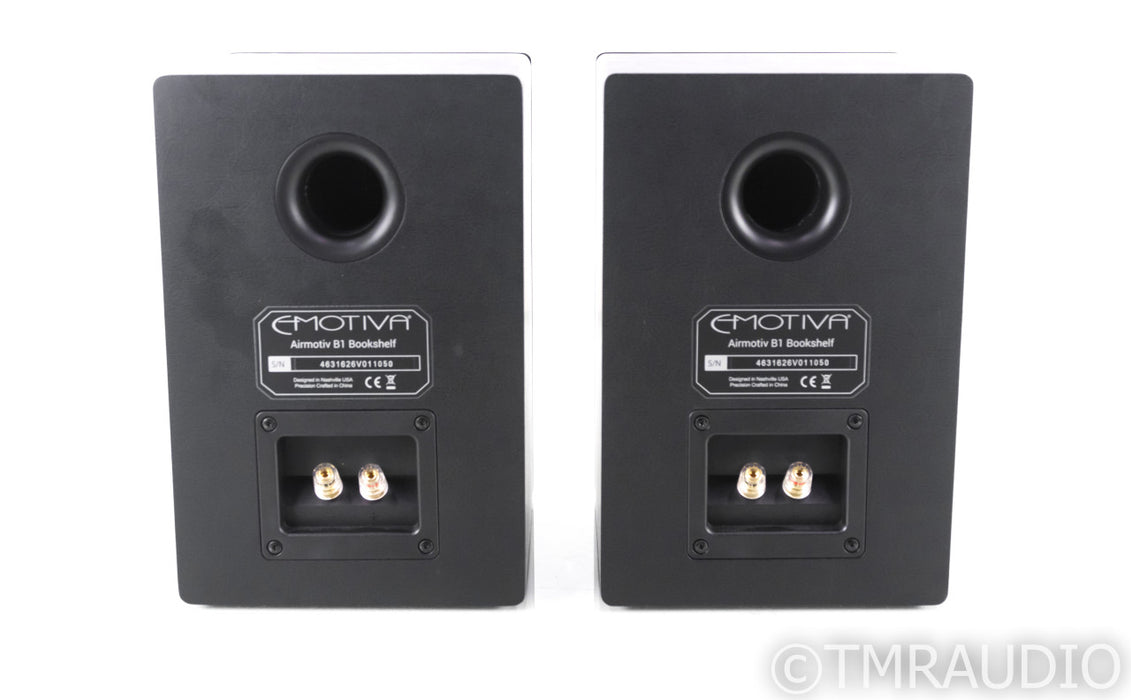 Emotiva Airmotiv B1 Bookshelf Speakers; Black Pair