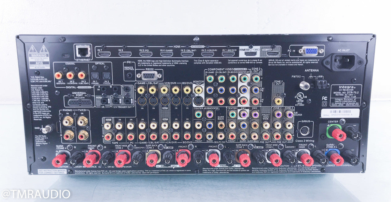 Integra DTR-70.2 9.2 Channel Home Theater Receiver