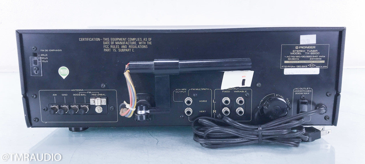 Pioneer TX-9500 Vintage AM / FM Tuner