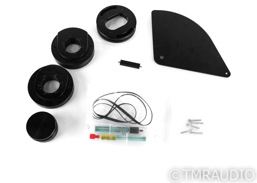 Dr. Feickert Analogue Blackbird Dual Arm Turntable; New Motors (No Tonearm)