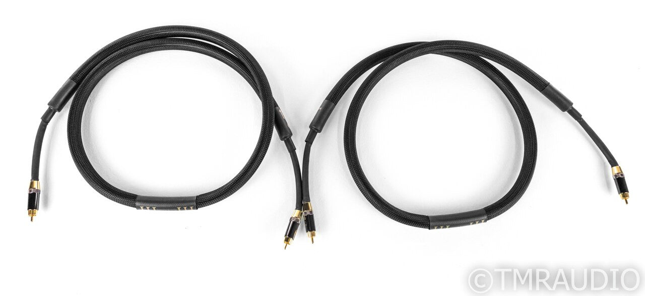 Purist Audio Design Corvus RCA Cables; 1.5m Pair Interconnects; Luminist Rev.