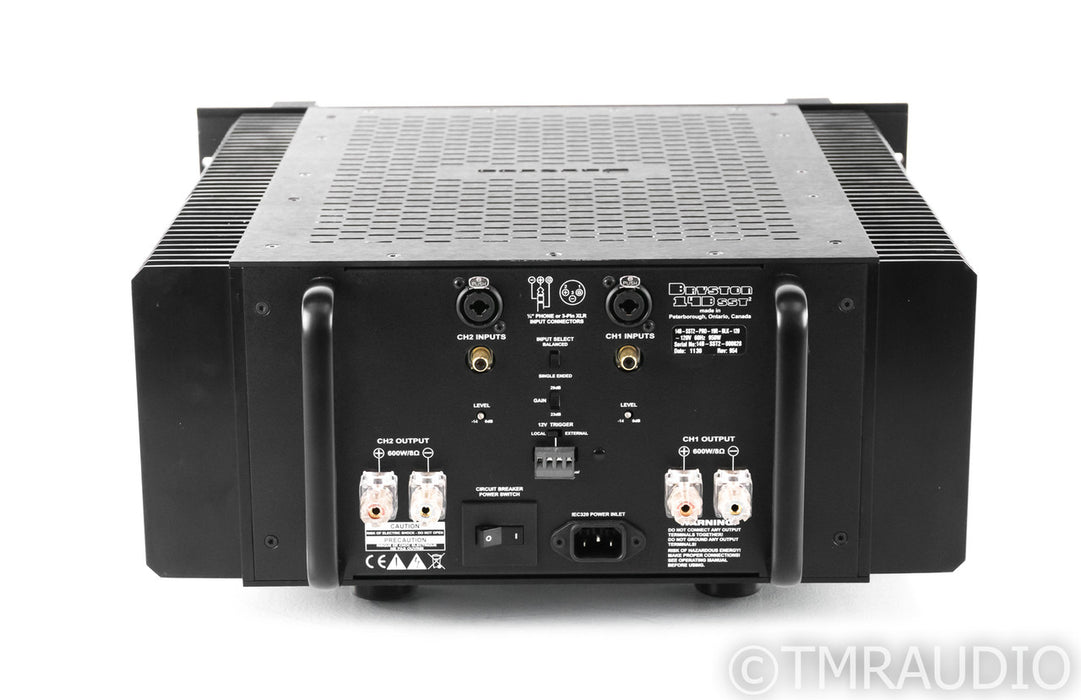 Bryston 14B-SST2 Pro Stereo Power Amplifier; 14BSST2; Black
