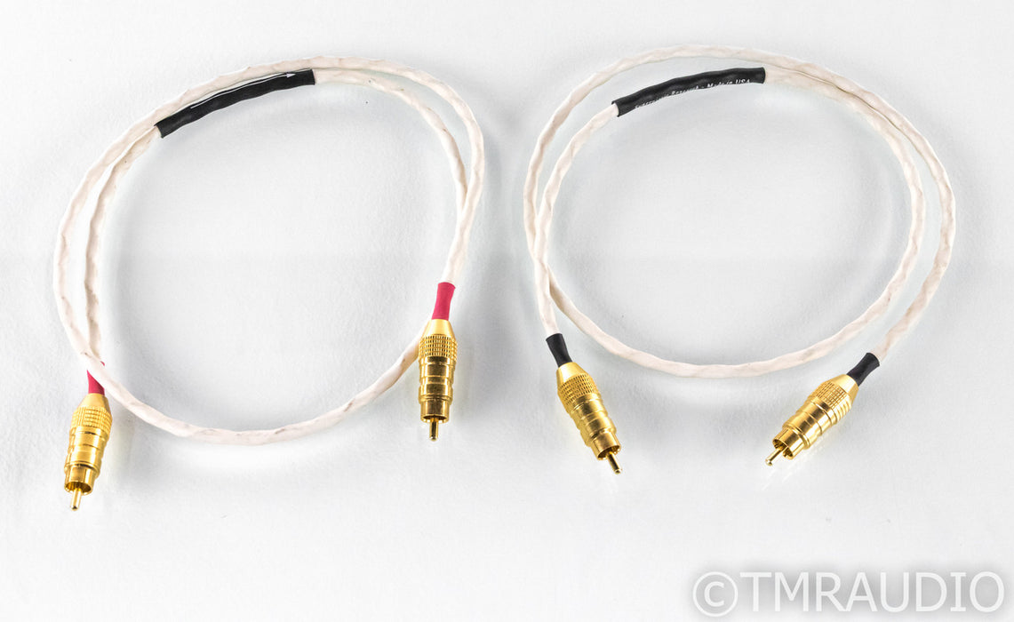 Synergistic Research Alpha RCA Cables; 3ft Pair Interconnects