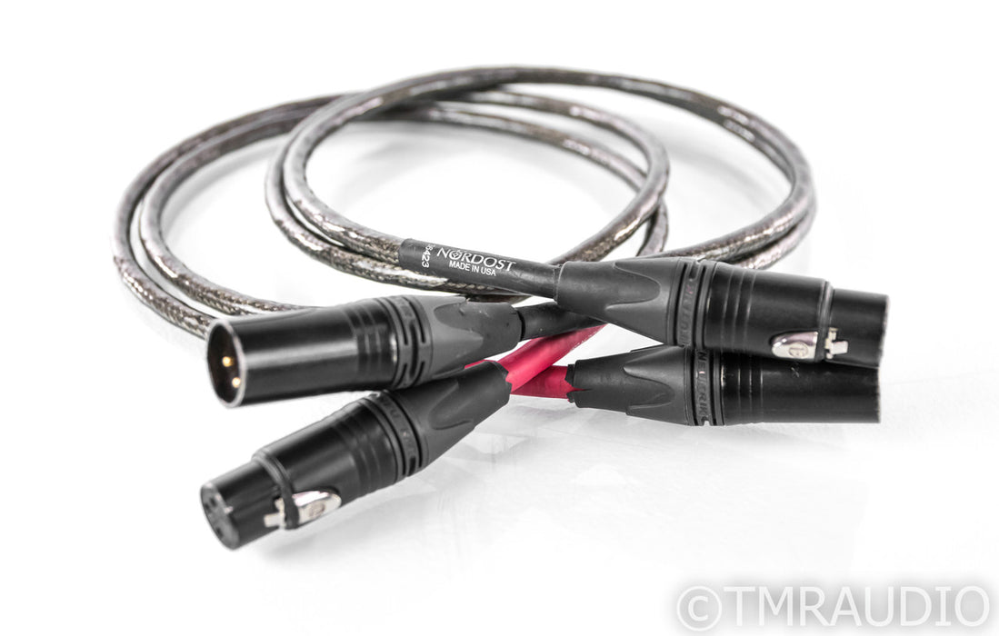 Nordost Norse Tyr XLR Cables; 1m Pair Balanced Interconnects