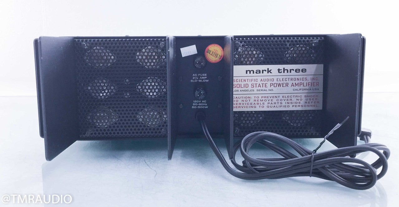 SAE Mark Three Vintage Stereo Power Amplifier