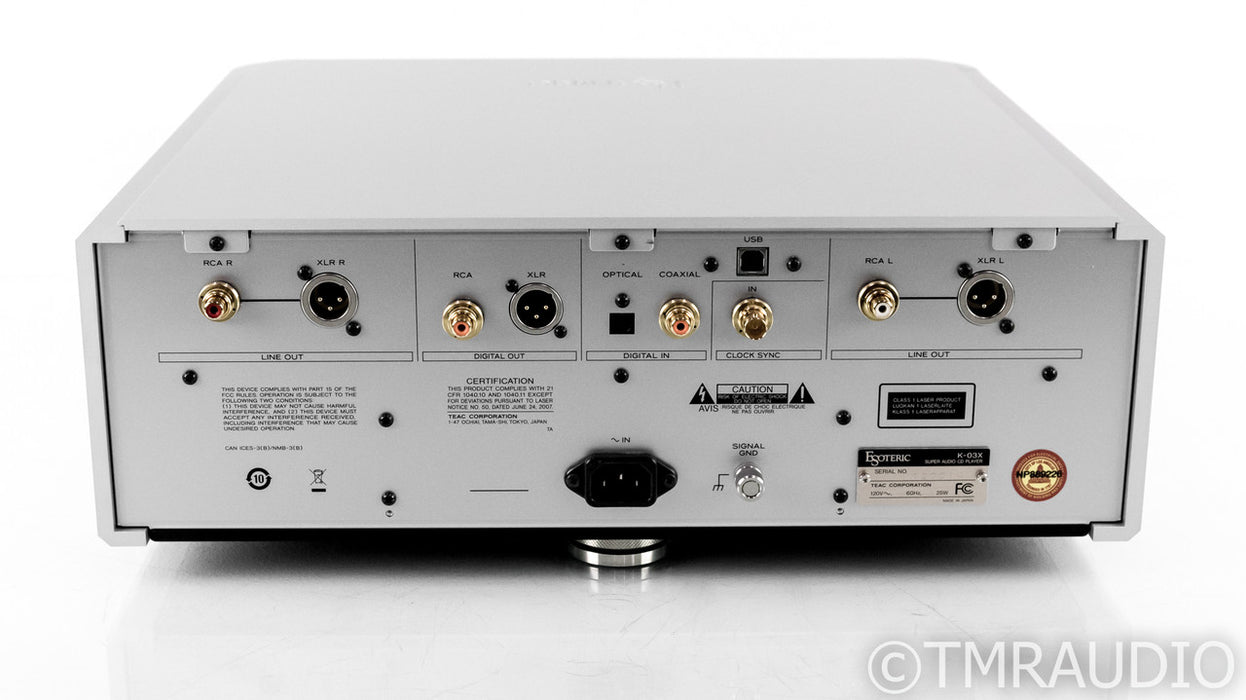 Esoteric K-03X SACD / CD Player; K03X; Remote