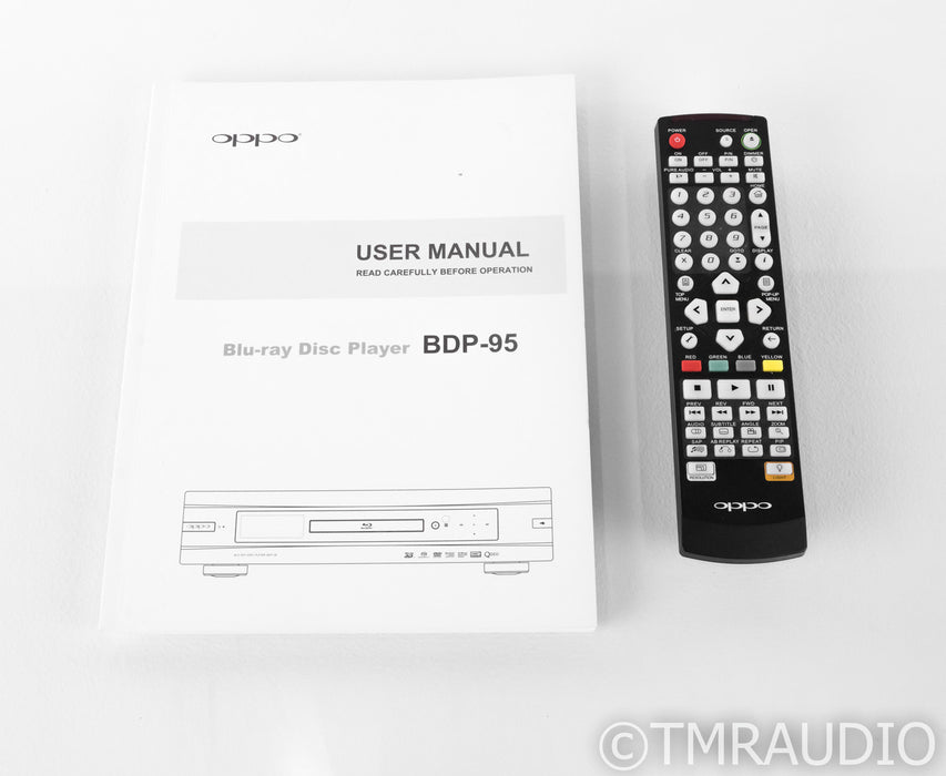 Oppo BDP-95 Universal 3D Blu-ray Disc / CD Player; BDP95; Remote
