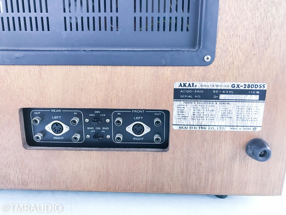 AKAI GX-280D-SS Reel to Reel Tape Deck / Recorder