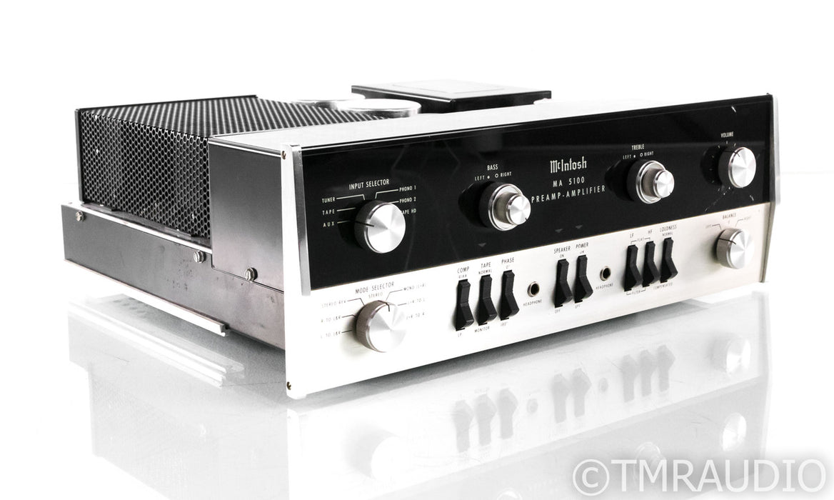 McIntosh MA 5100 Vintage Stereo Integrated Amplifier; MA-5100; Cracked Glass