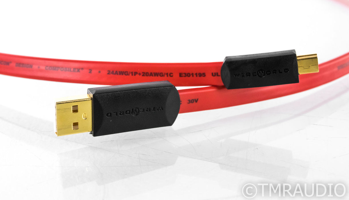 Wireworld Starlight 7 Mini USB Cable; Single 1m Digital Interconnect
