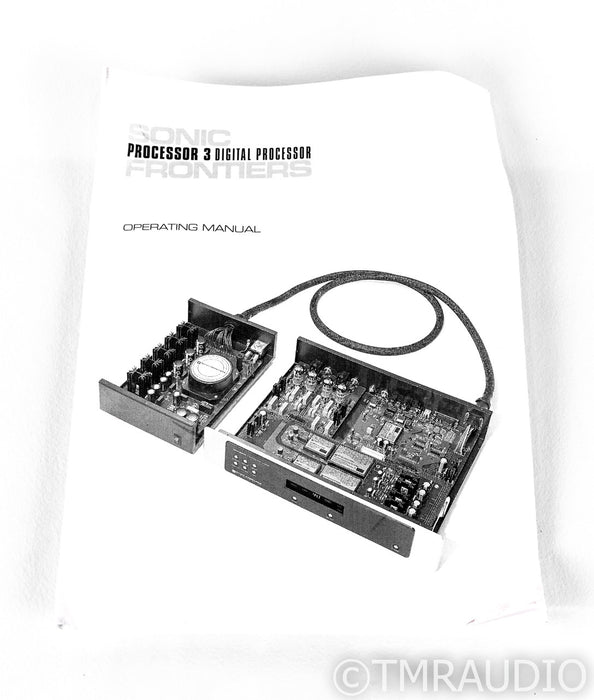 Sonic Frontiers Processor 3 Tube DAC
