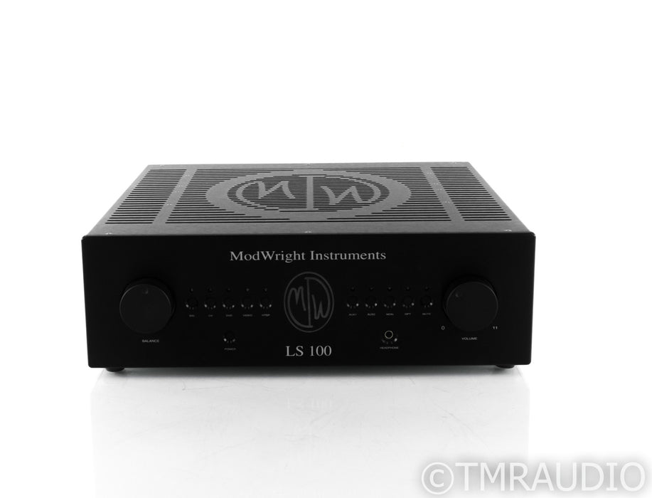 ModWright LS 100 Stereo Tube Preamplifier; LS-100; Black