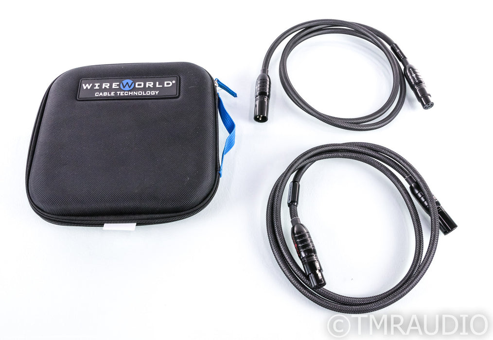 WireWorld Silver Eclipse 7 XLR Cables; 1.5m Pair Balanced Interconnects