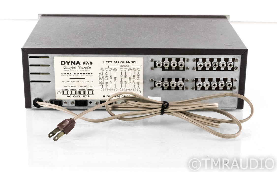 Dynaco PAS Vintage Stereo Tube Preamplifier; MM Phono