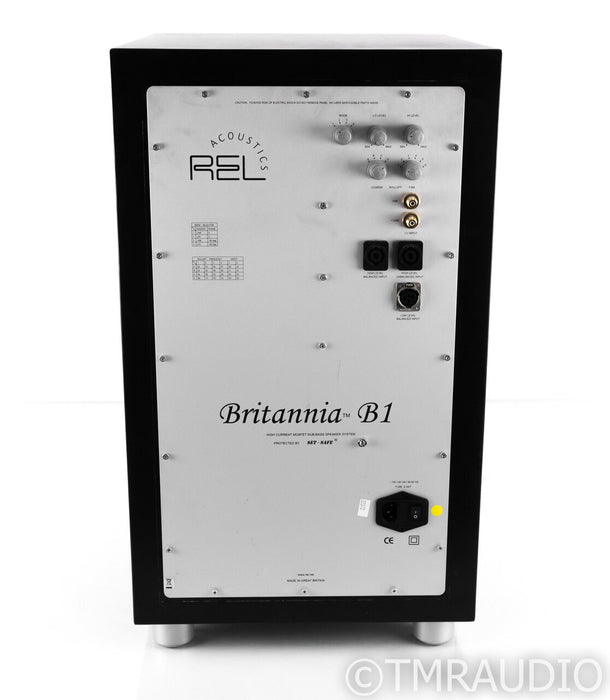 REL Britannia B1 12" Powered Subwoofer; Black; B-1; B-Series
