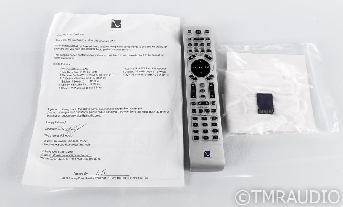 PS Audio PerfectWave DirectStream DSD DAC; D/A Converter (Used)