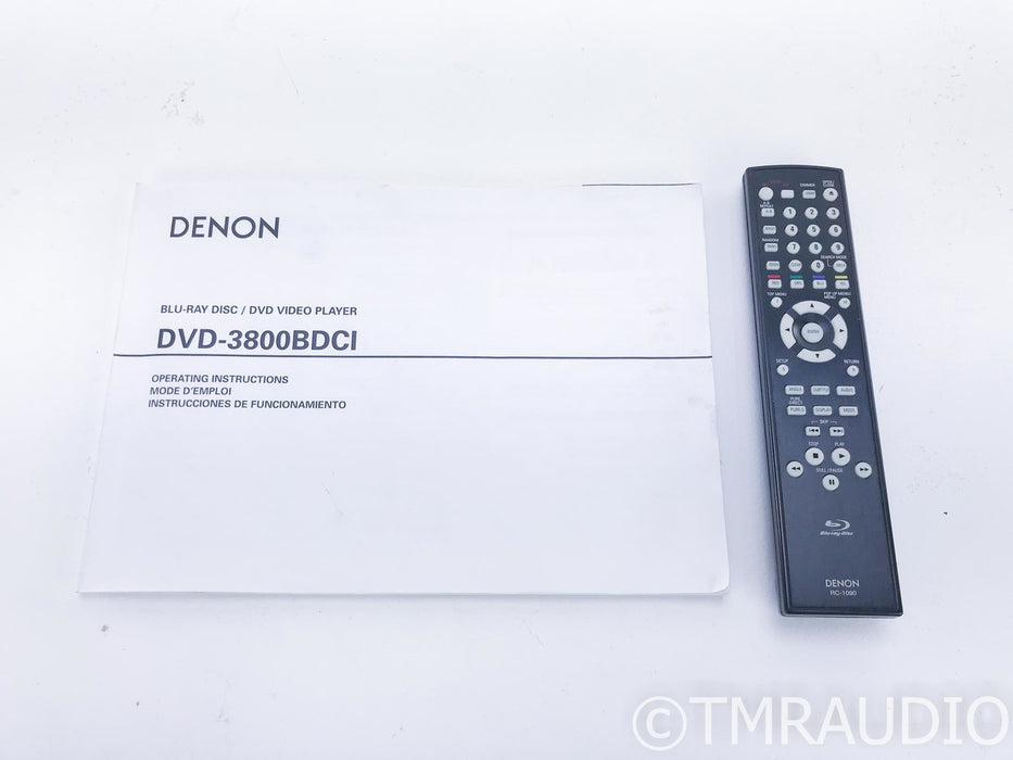 Denon DVD-3800BDCI Blu-Ray / DVD / CD Player; DVD3800BDCI