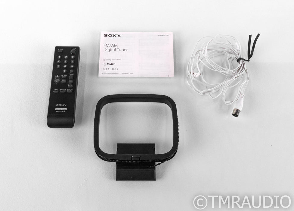 Sony XDR-F1HD Digital AM / FM Tuner; XDRF1HD; Remote