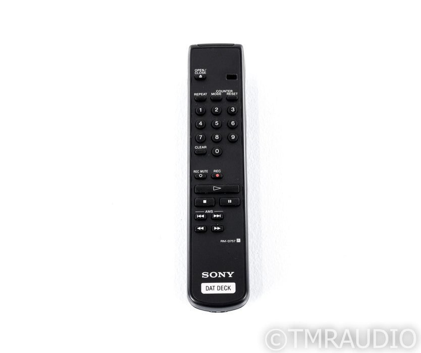 Sony PCM-R700 Vintage Professional DAT Recorder; PCMR700; Remote