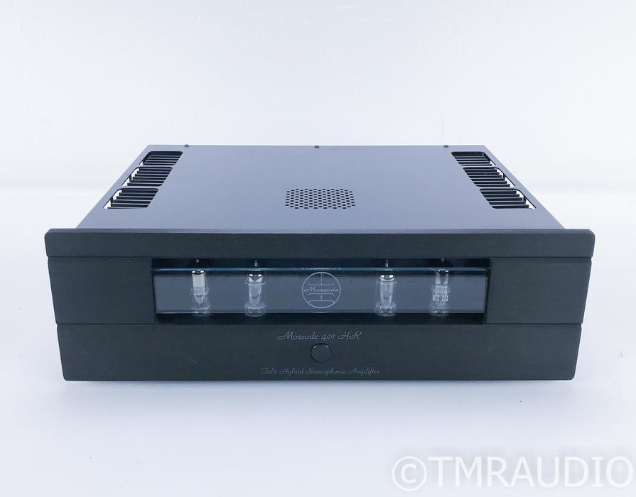 Moscode 401 HR Stereo Tube Hybrid Power Amplifier; Upgraded Caps / Resistors