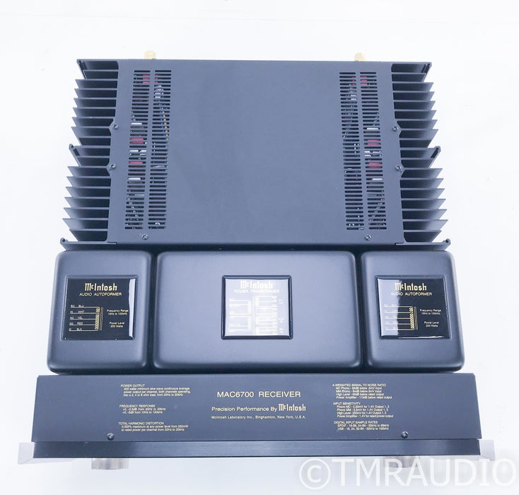 McIntosh MAC6700 Stereo Receiver; Integrated Amplifier; MAC-6700