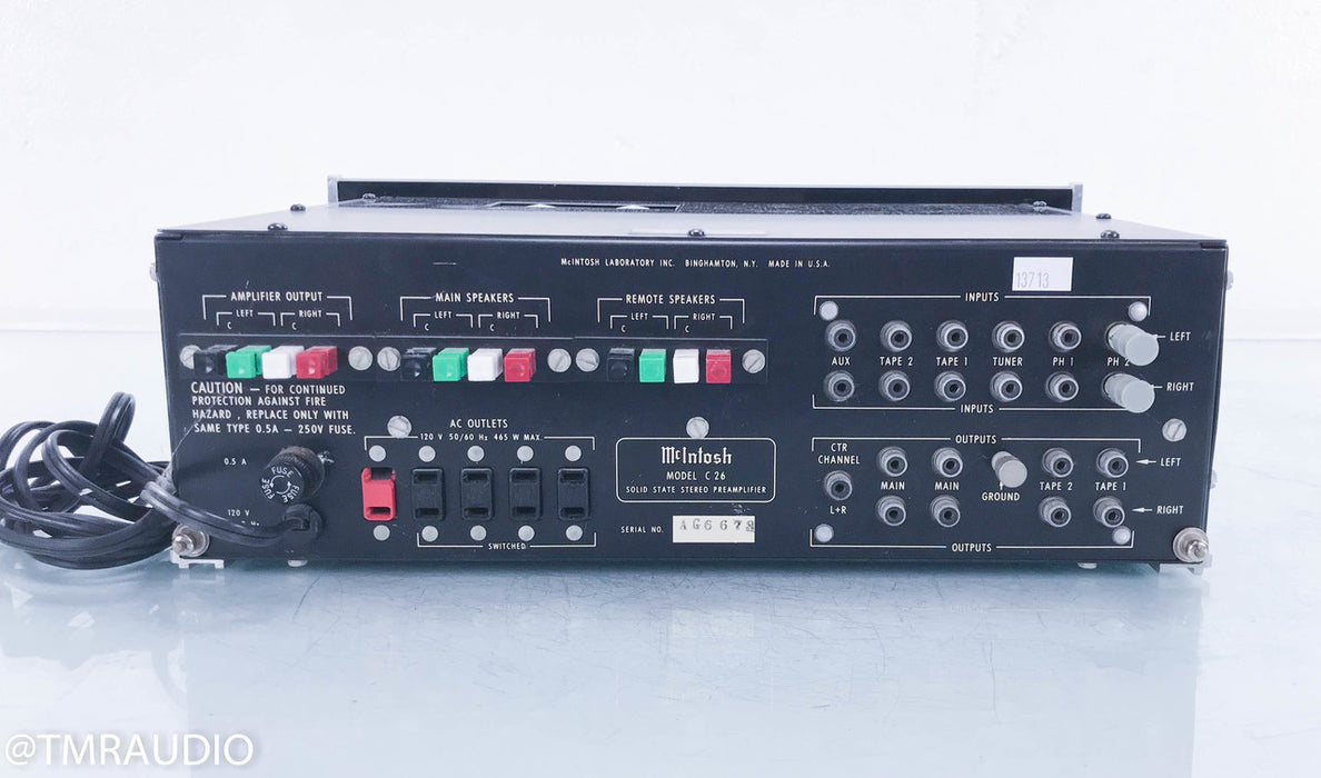McIntosh C26 Vintage Stereo Preamplifier