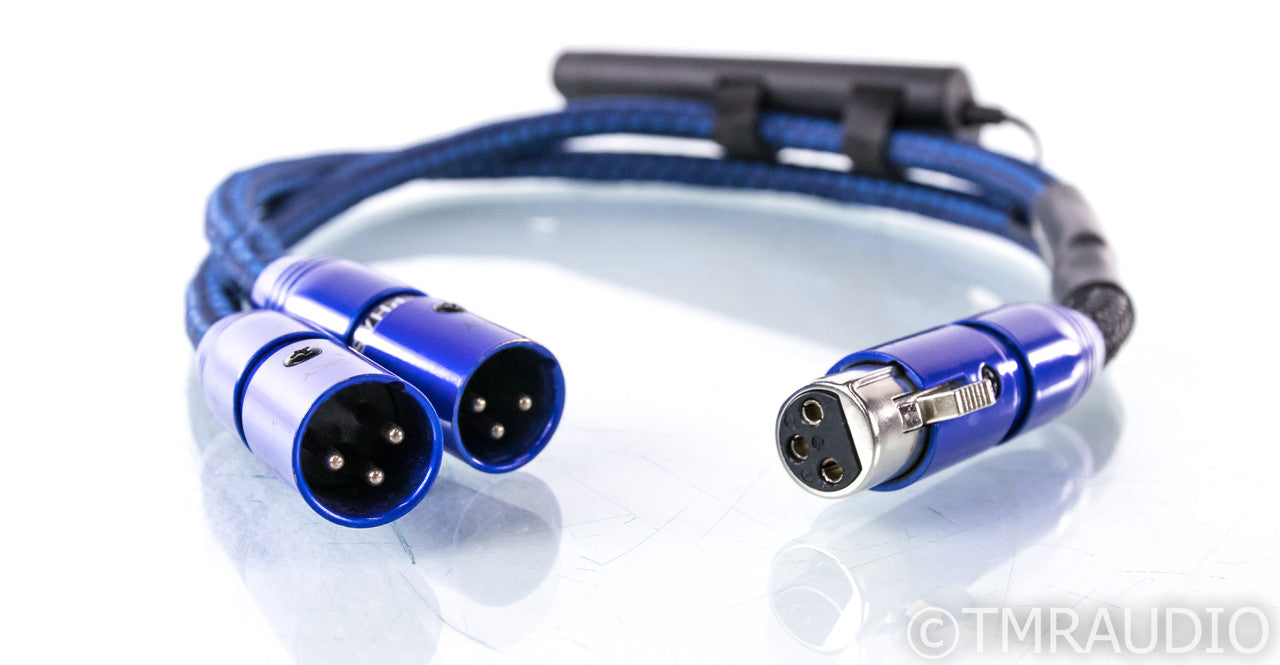 Audioquest Sky Custom XLR Y-Cable; Single .5m Splitter w/ Inverted Phase; 72vDBS