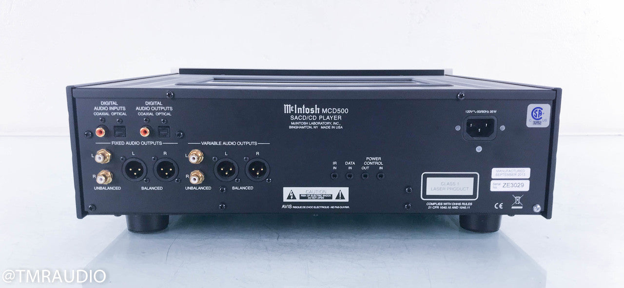 McIntosh MCD500 SACD / CD Player