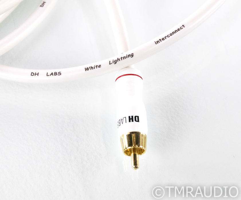 DH Labs White Lightning RCA Cables; 6m Pair Interconnects