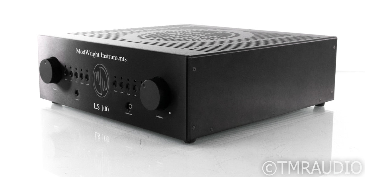 ModWright LS 100 Stereo Tube Preamplifier; LS-100; Black