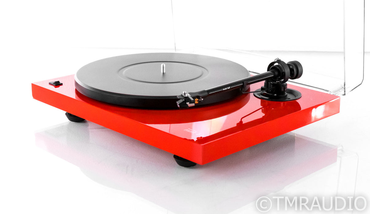 Music Hall MMF 2.3 Belt Drive Turntable; Music Hall Spirit MM Cartridge; Red Finish