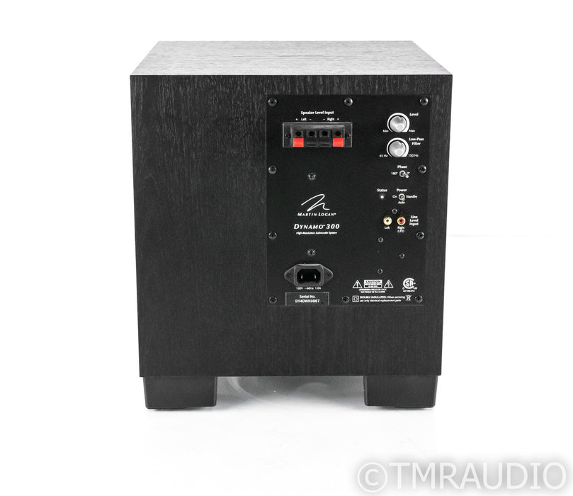 Martin Logan Dynamo 300 8" Powered Subwoofer; Black