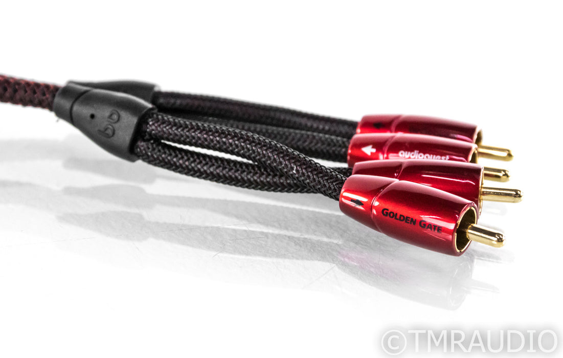 AudioQuest Golden Gate RCA Cables; 3m Pair Interconnects