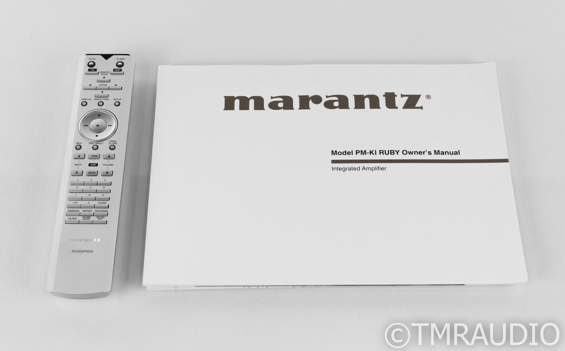 Marantz PM-KI Ruby Stereo Integrated Amplifier; 40th Anniversary; Phono; Remote
