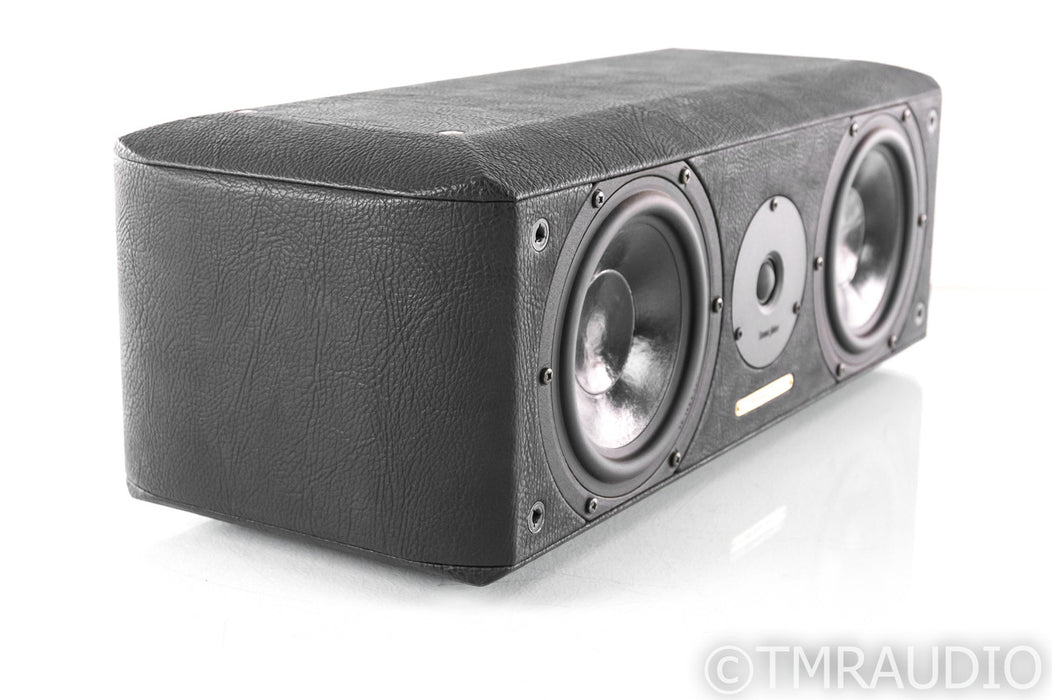 Sonus Faber Solo Center Channel Speaker; Black Leather