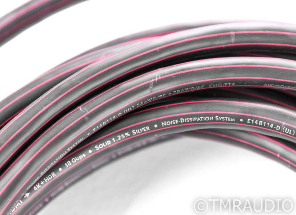 Audioquest Cinnamon HDMI Digital Cable; Single 8m Interconnect; 4K + HDR