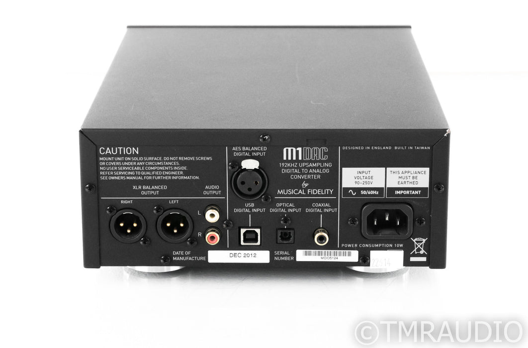 Musical Fidelity M1 DAC; D/A Converter; M-1