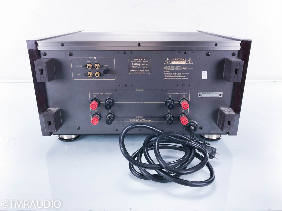 Onkyo M-510 Grand Integra Stereo Power Amplifier