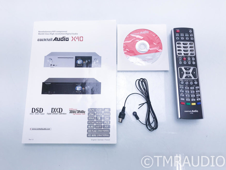 Cocktail Audio CA-X40 DSD HD Network Server; Refurbished w/ Warranty