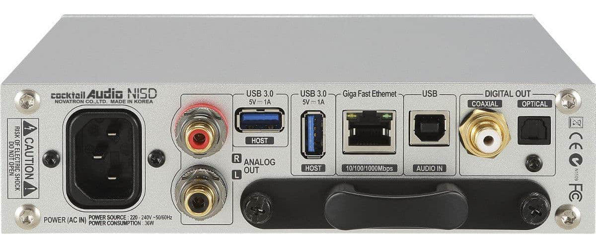 Cocktail Audio N15D Network Streamer / Server; N-15D; Silver (New / Warranty)