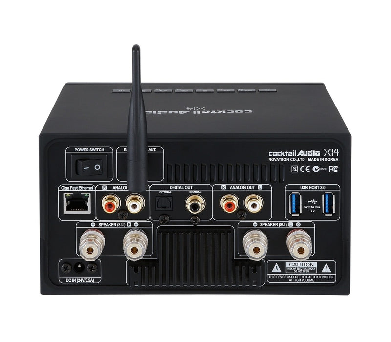 Cocktail Audio X14 Stereo Integrated Amplifier / Network Streamer; (New) X-14