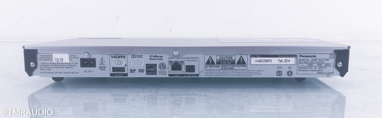 Panasonic DMP-BDT360 Blu-Ray Player
