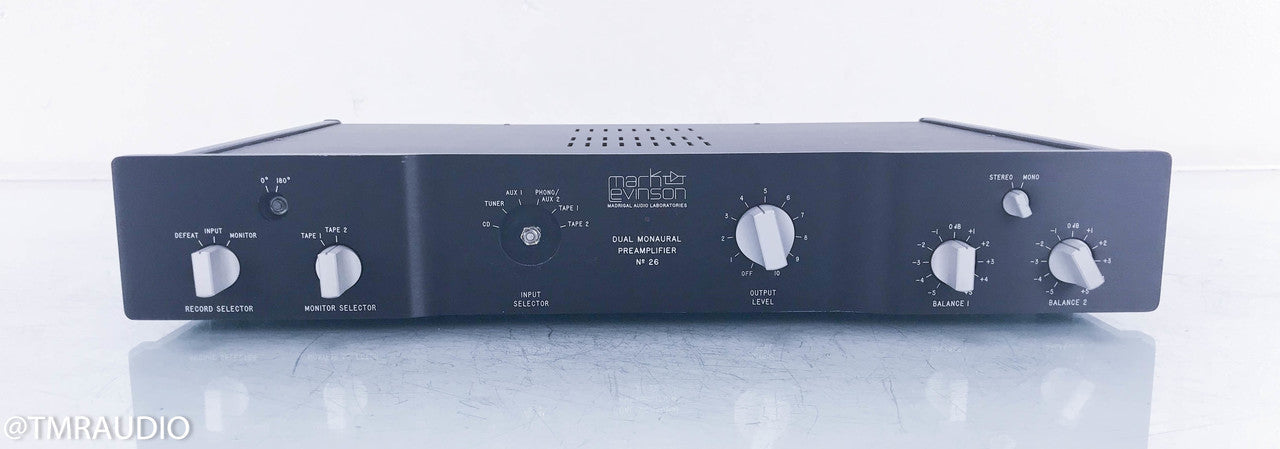 Mark Levinson No. 26 Dual Mono Preamplifier