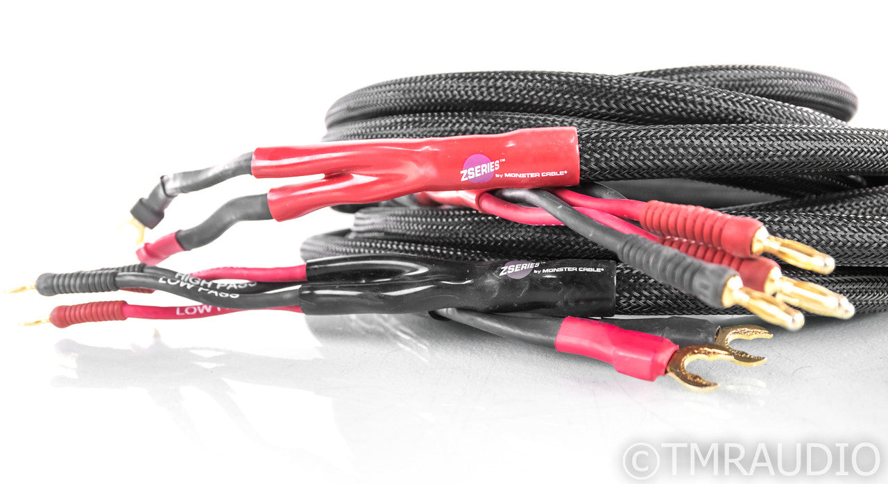 Monster Cable Z2 Bi-Wire Speaker Cables; 15ft Pair; Z-2
