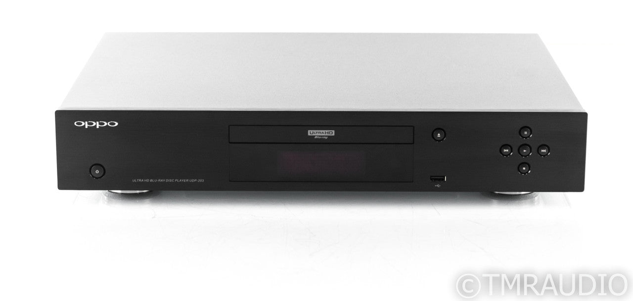 Oppo UDP-203 Universal Blu-Ray Player; 4K UHD; HDR; Remote (Less Than 30 Hours)