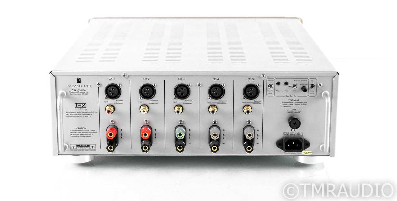 Parasound A52 5 Channel Power Amplifier; A-52